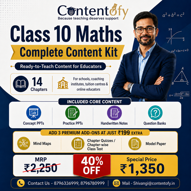 Class 10 Maths Complete Content Kit