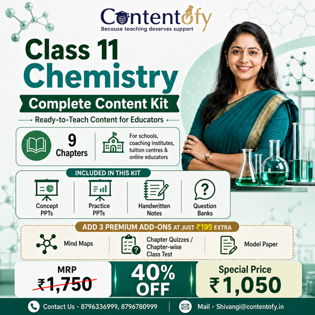 Class 11 Chemistry Complete Content Kit