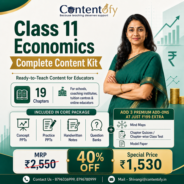 Class 11 Economics Complete Content Kit