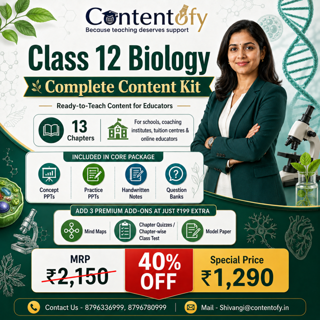 Class 12 Biology Complete Content Kit