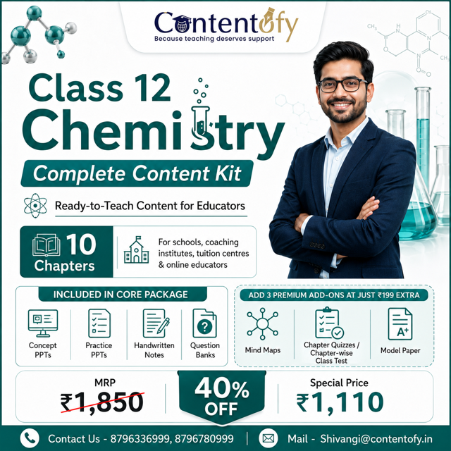 Class 12 Chemistry Complete Content Kit