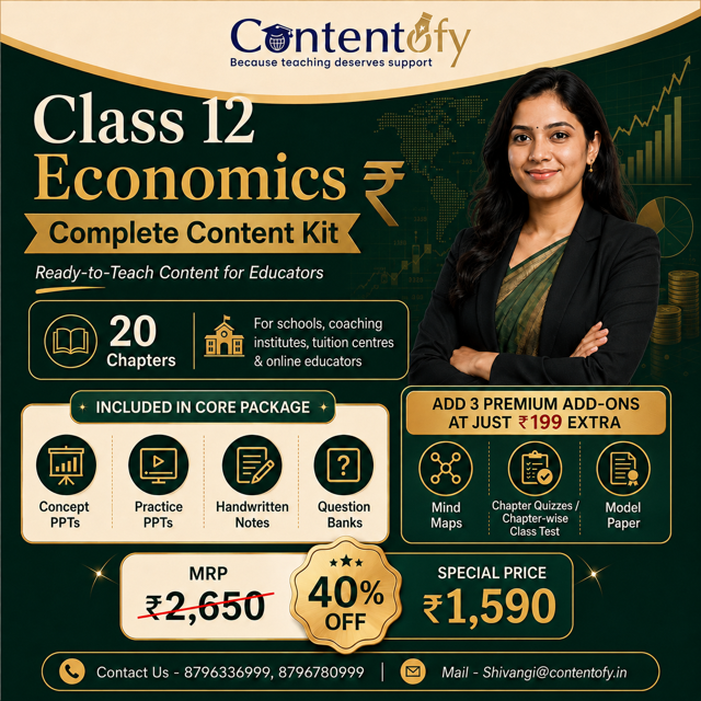 Class 12 Economics Complete Content Kit