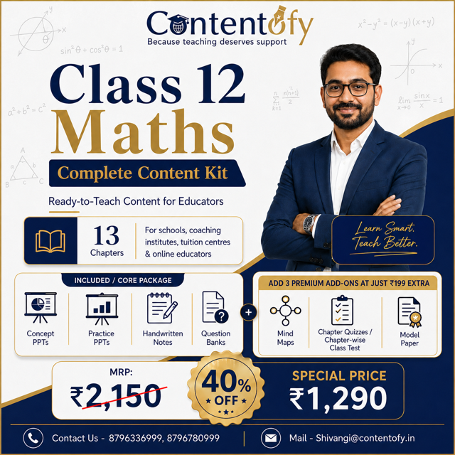 Class 12 Maths Complete Content Kit