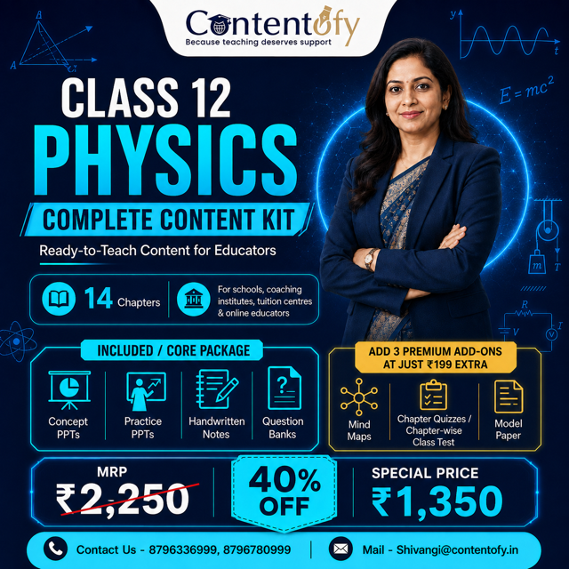 Class 12 Physics Complete Content Kit