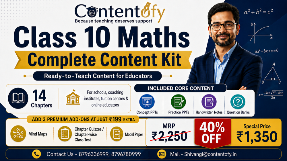 Class 10 Maths Complete Content Kit