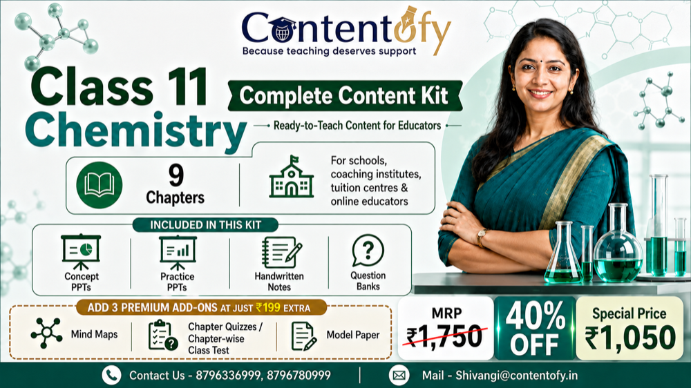 Class 11 Chemistry Complete Content Kit