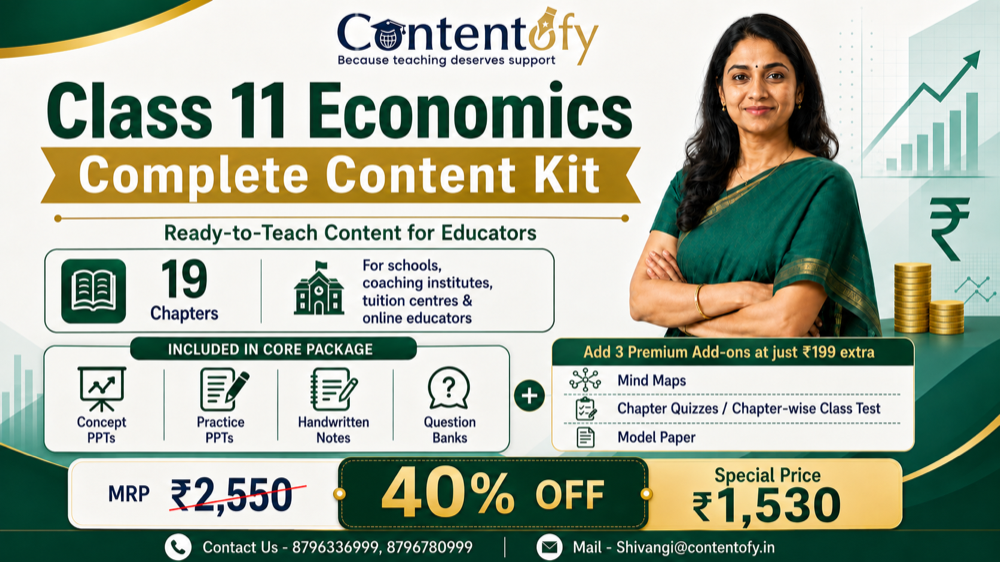 Class 11 Economics Complete Content Kit
