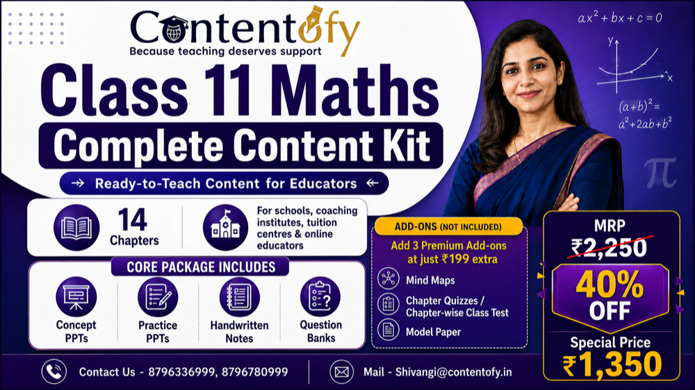 Class 11 Maths Complete Content Kit