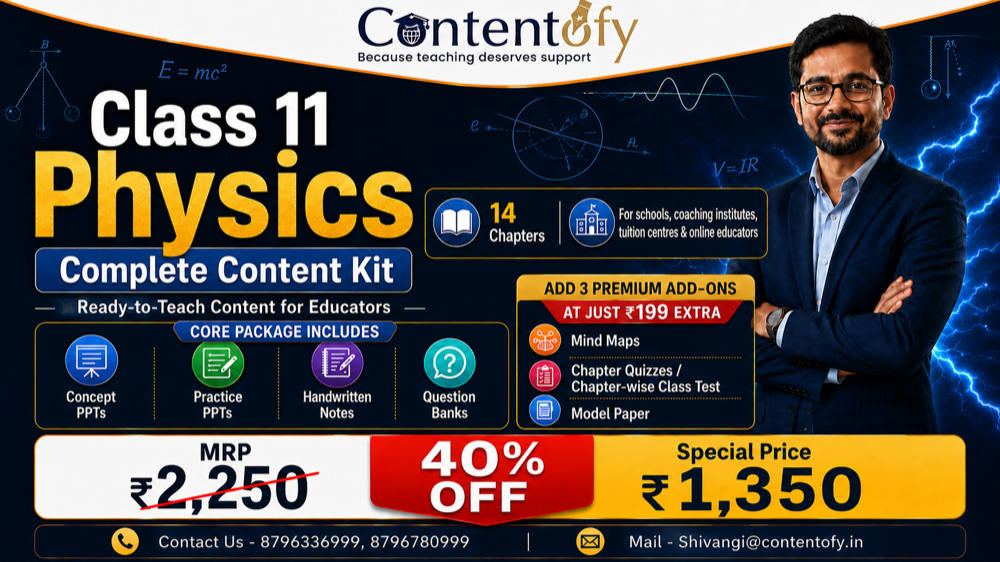 Class 11 Physics Complete Content Kit