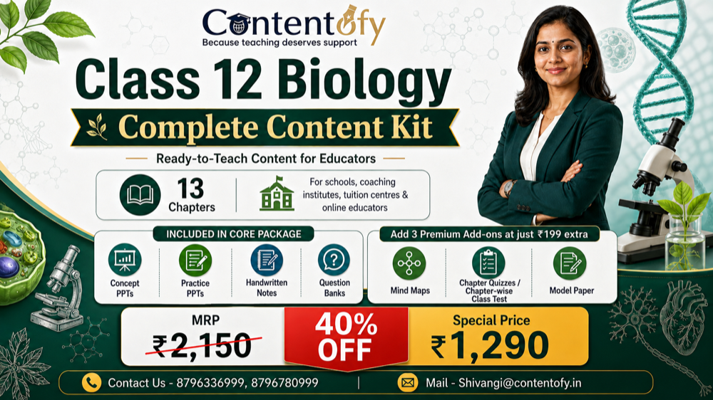 Class 12 Biology Complete Content Kit