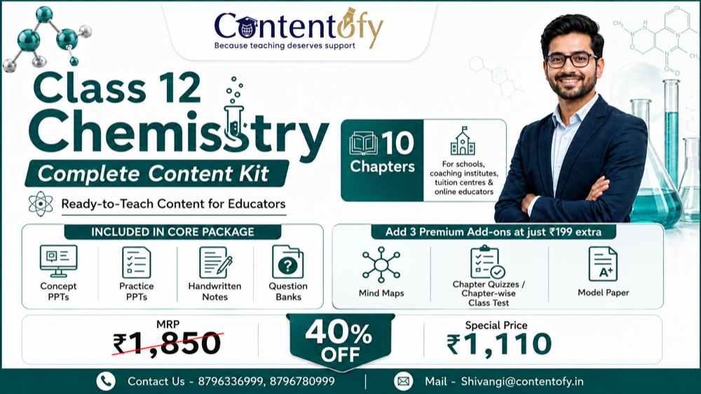 Class 12 Chemistry Complete Content Kit