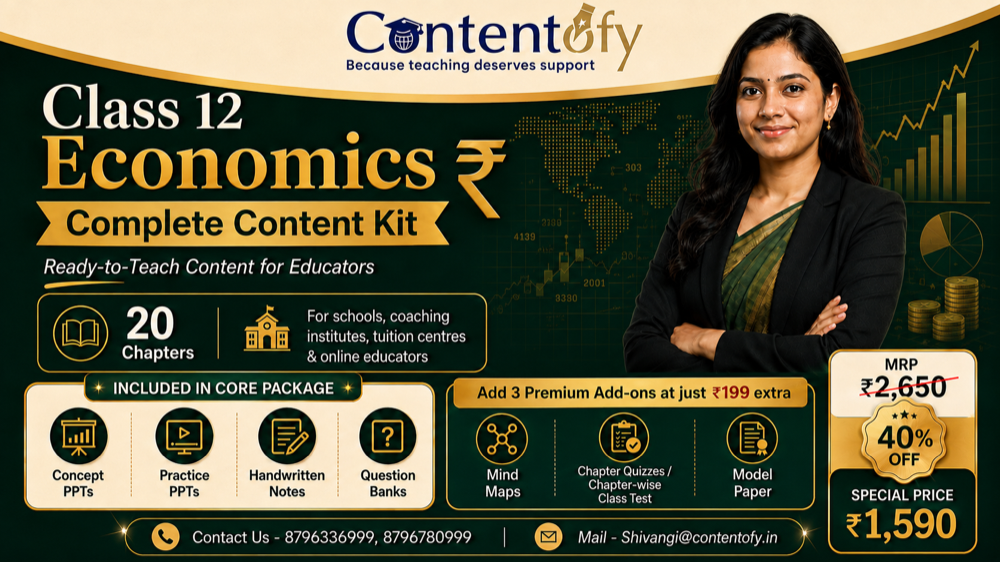 Class 12 Economics Complete Content Kit