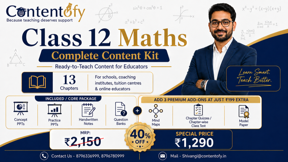 Class 12 Maths Complete Content Kit