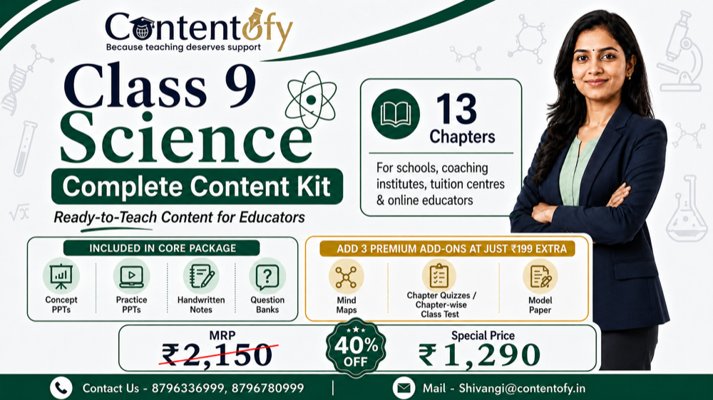 Class 9 Science Complete Content Kit