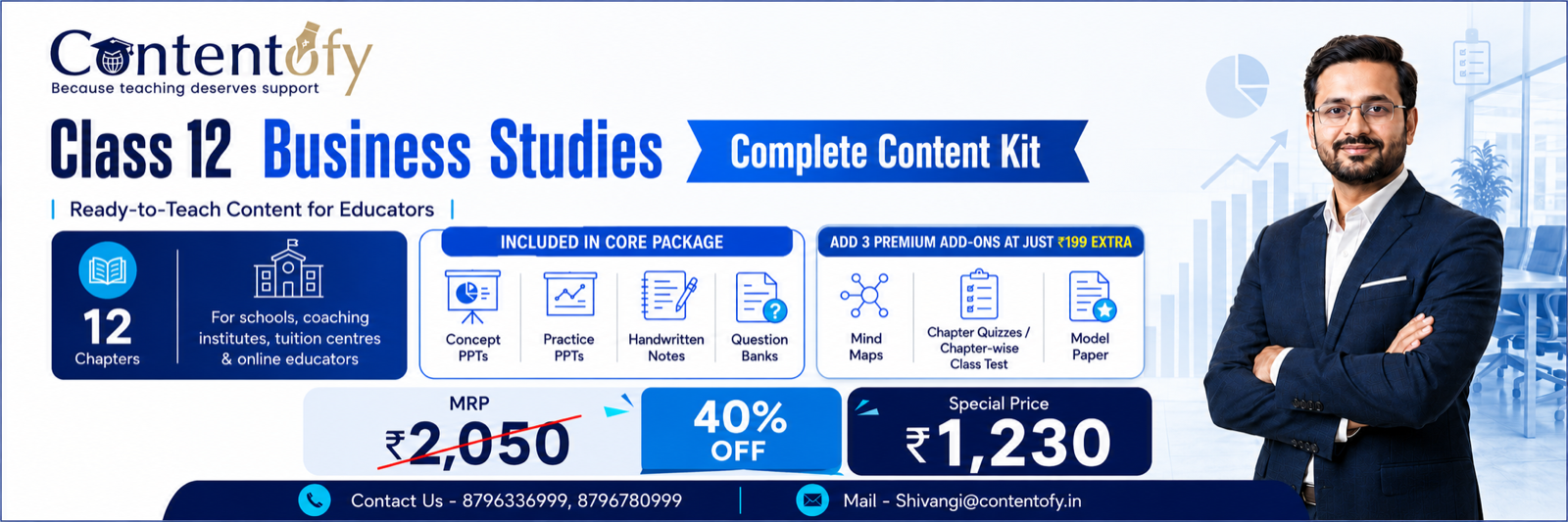 Class 12 Business Studies Complete Content Kit